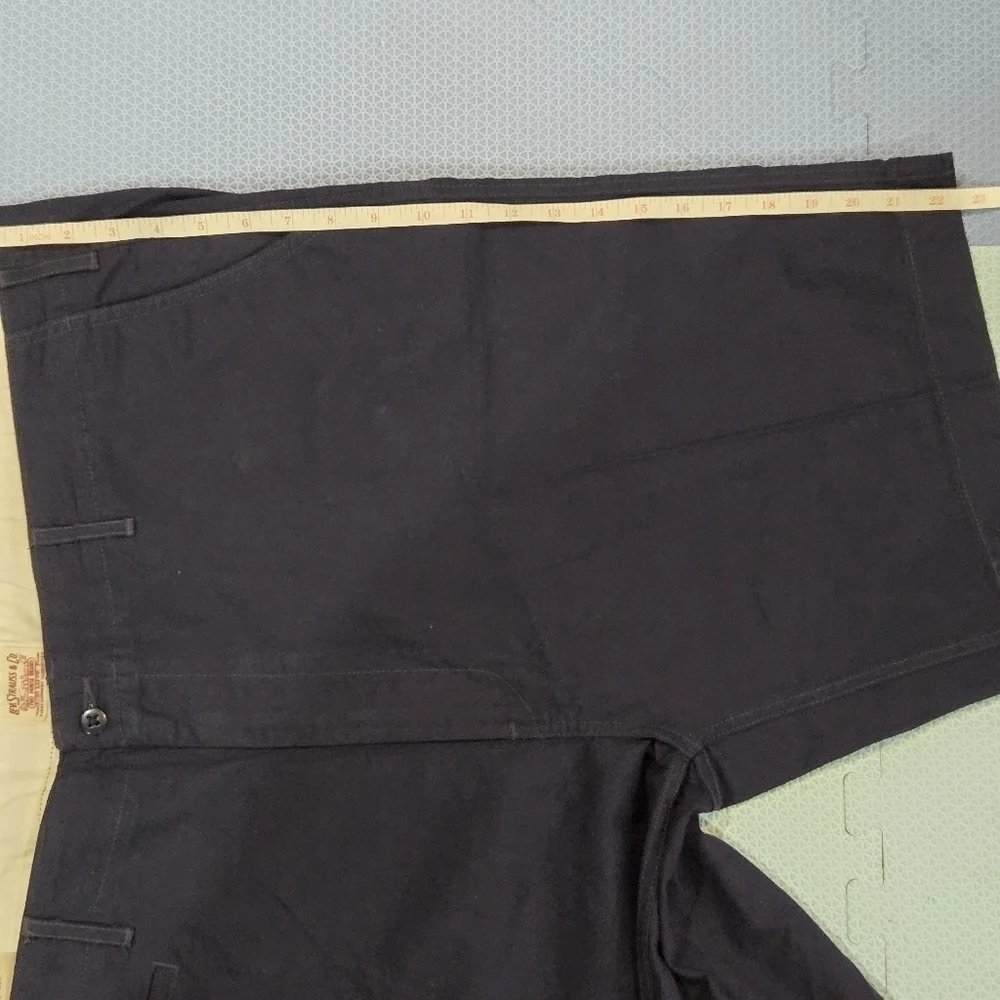 Levi's Men's 502 Regular Taper Stretch Chino Shorts Navy Size 46